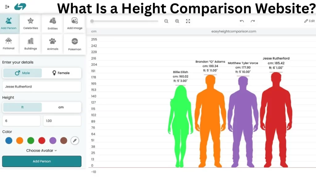 What Is a Height Comparison Website