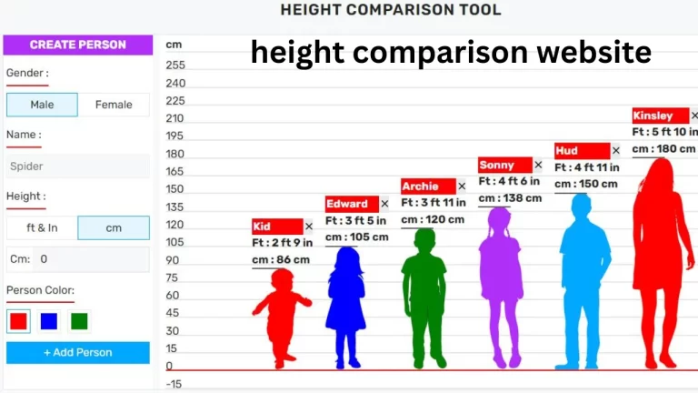 height comparison website