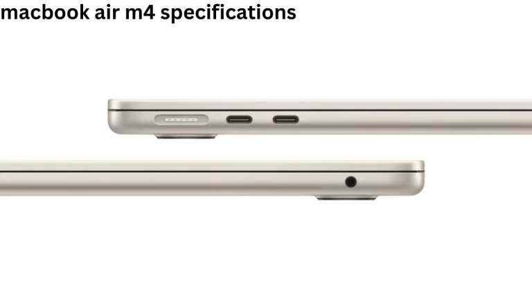 macbook air m4 specifications